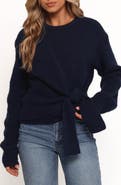 Petal & Pup Ettie Side Tie Sweater