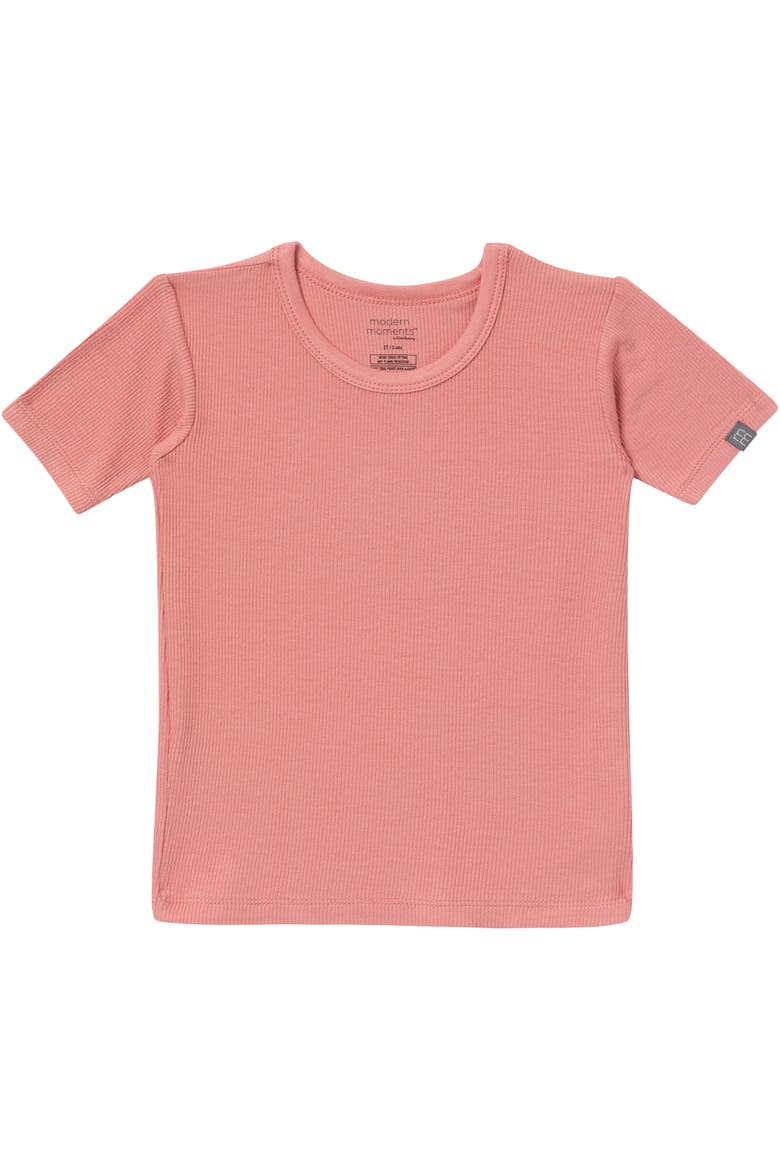 Snug Fit 4-Piece Pajama Set, Alternate, color, Light Rose Strawberry