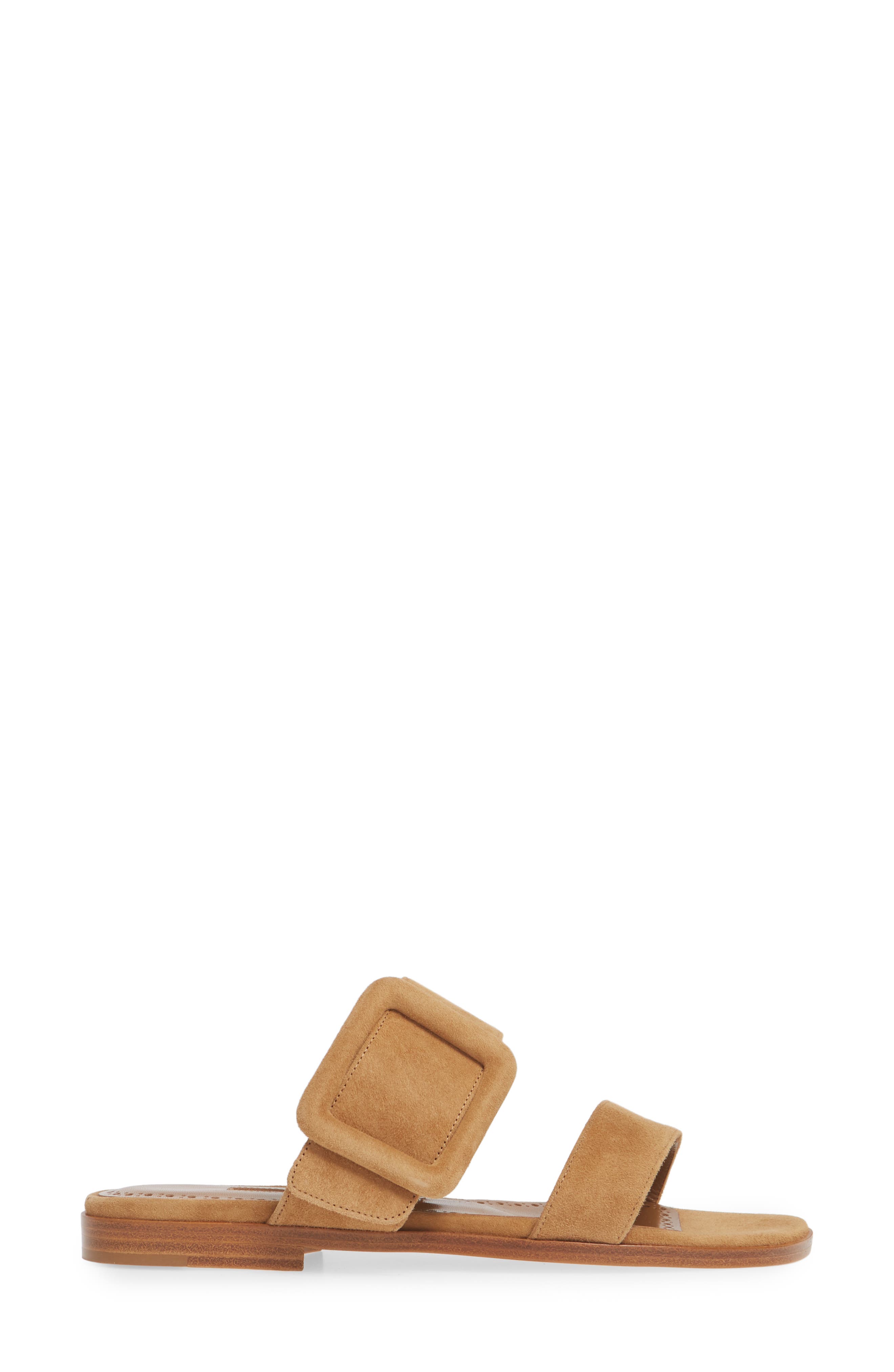 Manolo Blahnik Tituba Buckle Slide Sandal, Alternate, color, 