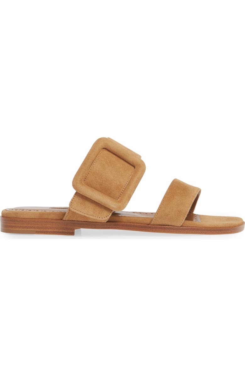 Manolo Blahnik Tituba Buckle Slide Sandal, Alternate, color,