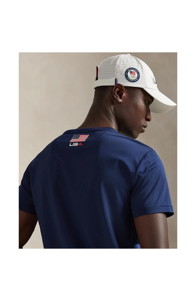 Polo Ralph Lauren Men's Polo Ralph Lauren Team USA Stretch Jersey T-Shirt, Alternate, color, Navy