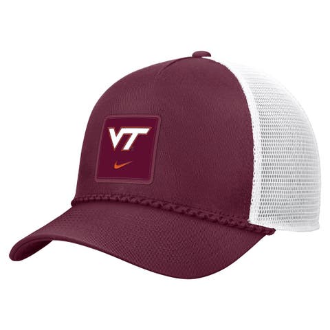 Men's Nike Maroon Virginia Tech Hokies 2026 On-Field Rope Adjustable Trucker Hat