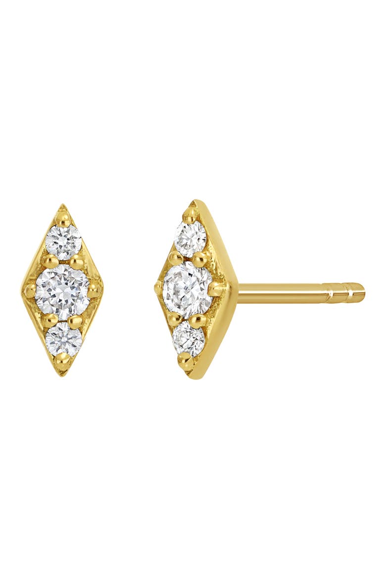Diamond Stud Earrings (Nordstrom Exclusive), Main, color, 18K YELLOW GOLD