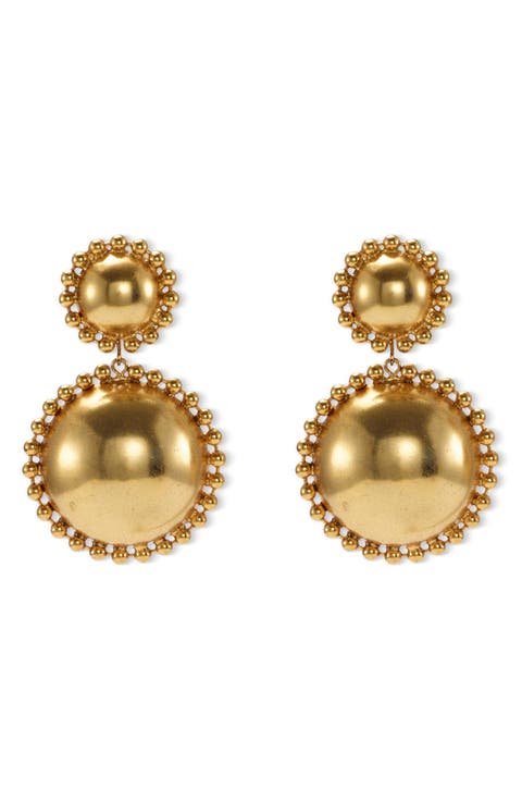 Lucia Dome Drop Earrings