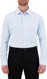 Victor Emmanuel Premium Stretch Linen & Cotton Dress Shirt