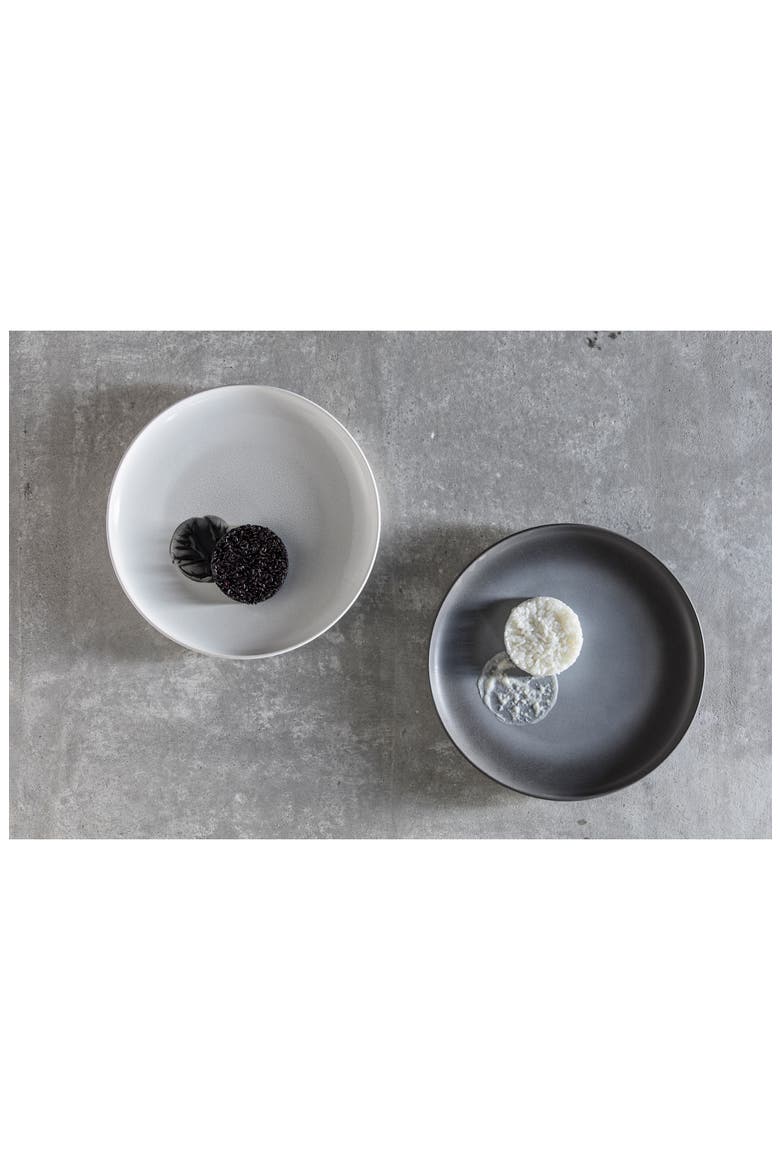 Cloud Terre Set of 4 Hugo Plates, Alternate, color, CHARCOAL