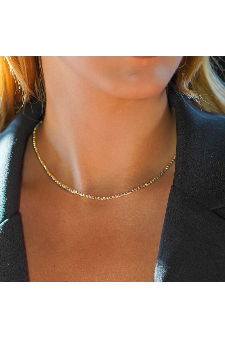 Sterling Silver Dorissa Rose Gold - Gold - Silver Sterling Silver Necklace, Alternate, color, Rose gold