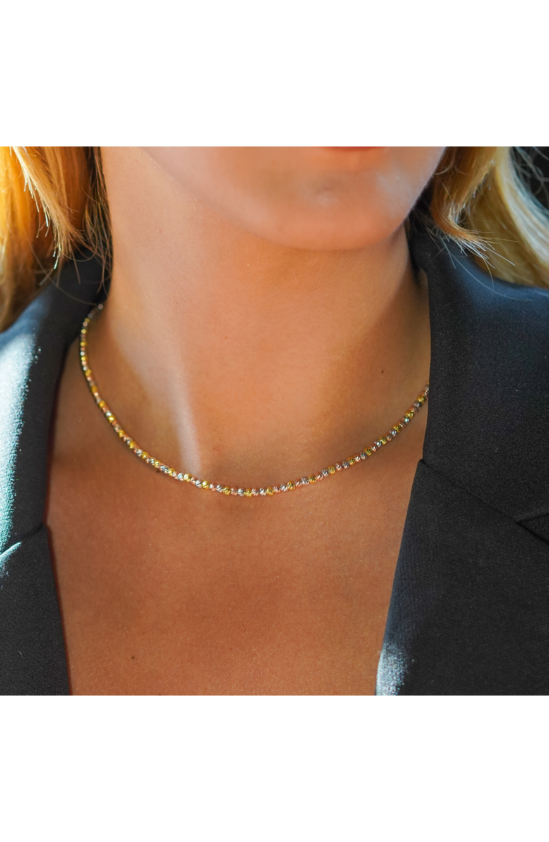 Spero London Sterling Silver Dorissa Rose Gold - Gold - Silver Sterling Silver Necklace, Alternate, color, Rose Gold