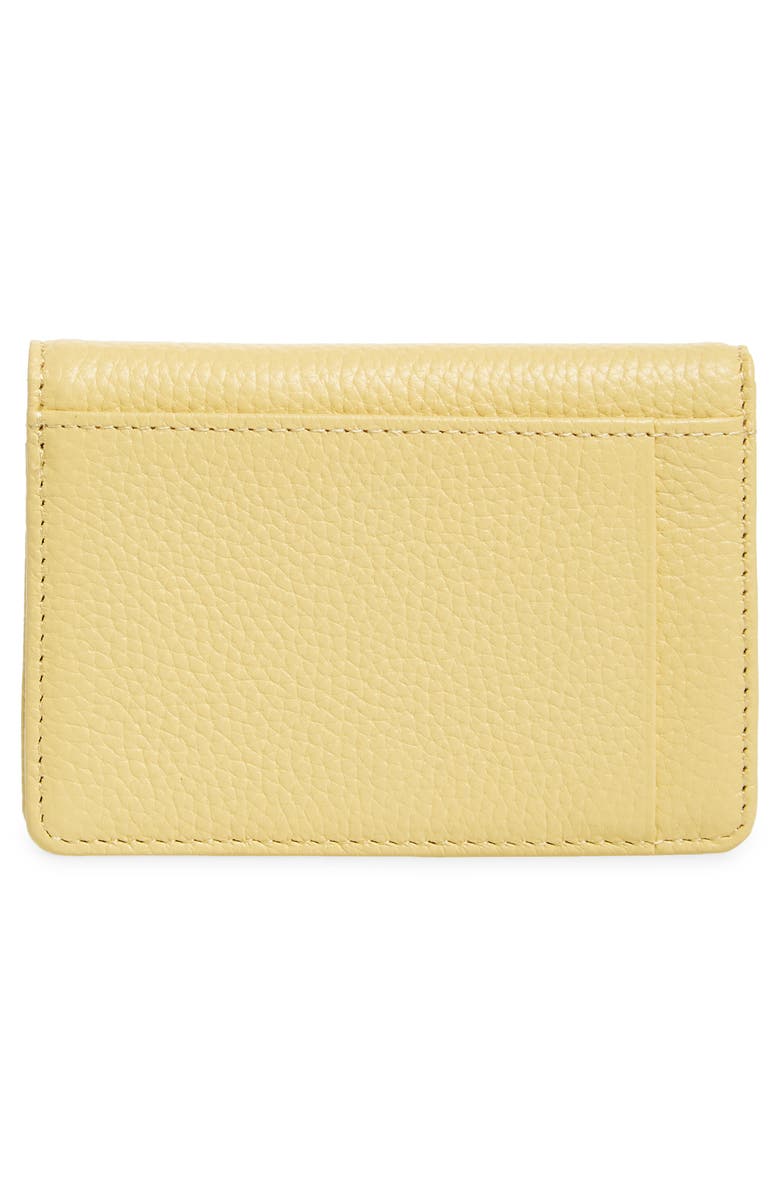 Nordstrom Ruby Pebbled Leather Cardholder, Alternate, color, 