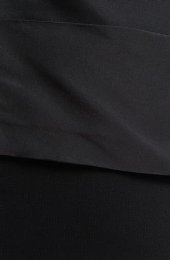 Long Sleeve Satin Sash Midi Dress