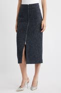 BOSS Villetta Tweed Midi Skirt