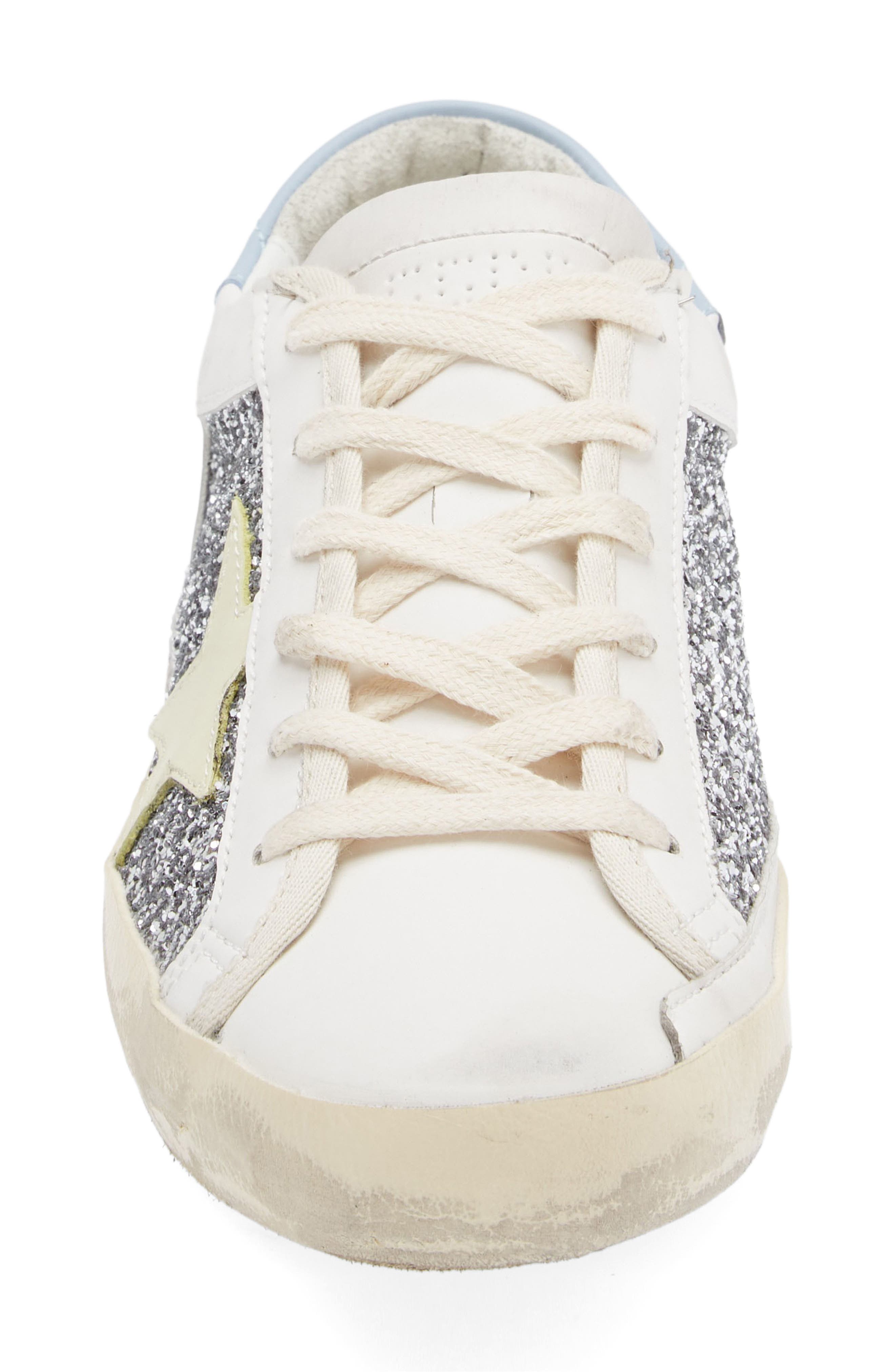 Golden Goose Super-Star Glitter Bio Based Low Top Sneaker, Alternate, color, 