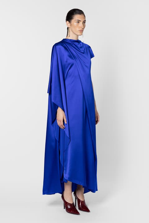 Hiba Draped Midi Dress