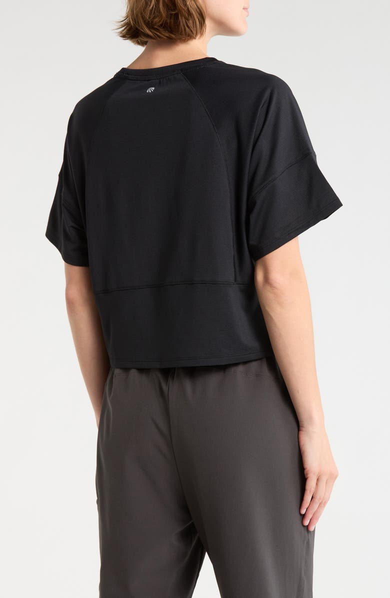 MARIKA Mabel Crop T-Shirt, Alternate, color, Black