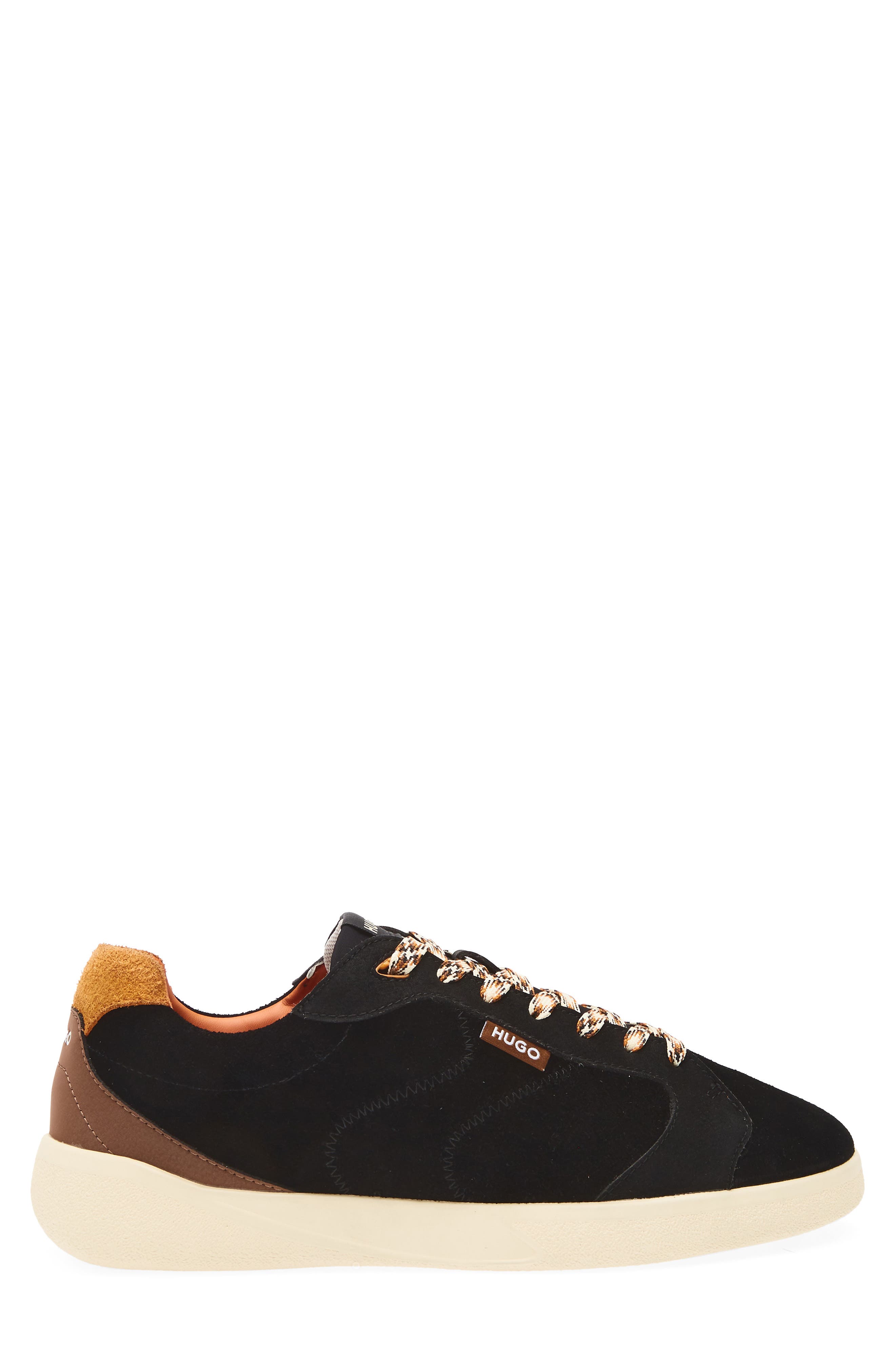 BOSS Riven Tennis Sneaker, Alternate, color, Black