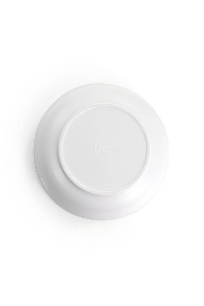 Fine Sculpture 12 Piece Lightweight Melamine Dinnerware Set, Alternate, color, White