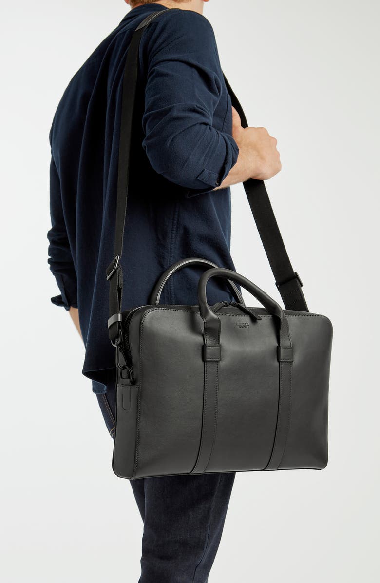 Shinola Guardian Leather Briefcase, Alternate, color,