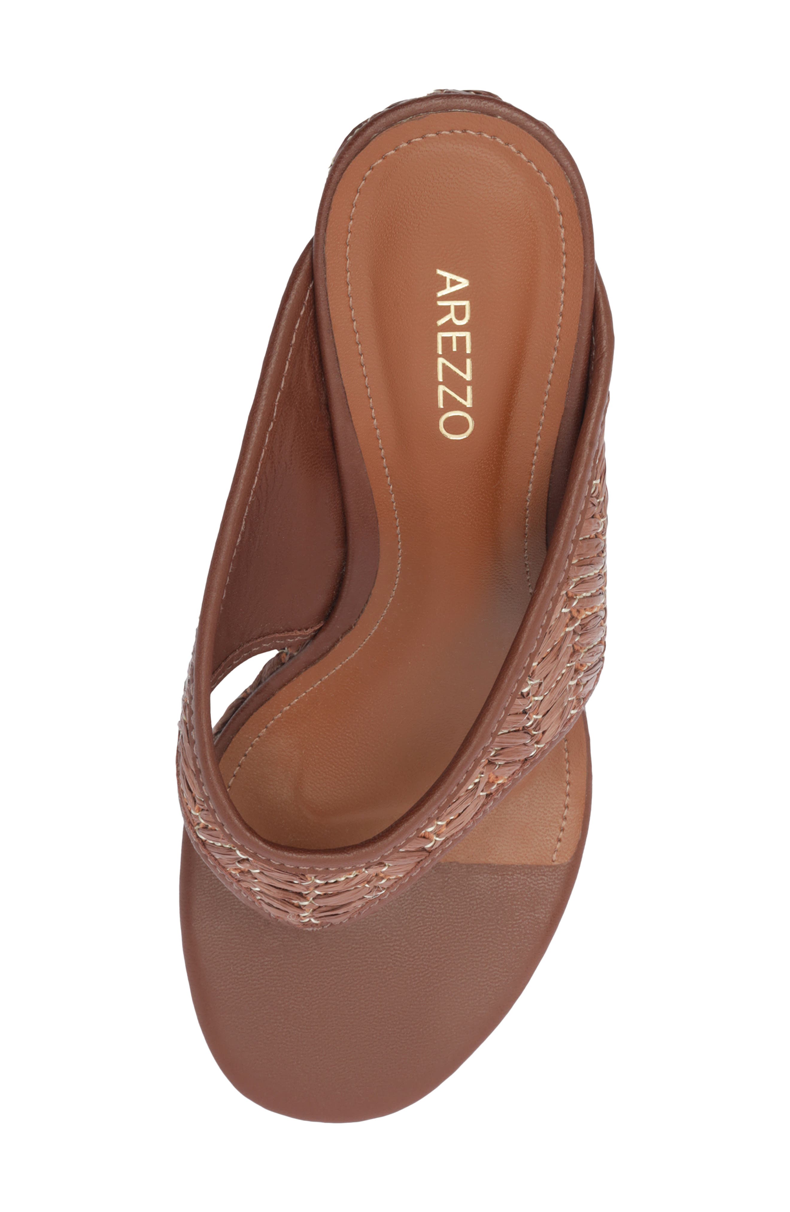 Arezzo Sara Wedge Flip Flop, Alternate, color, Castanho/ Cioccolato