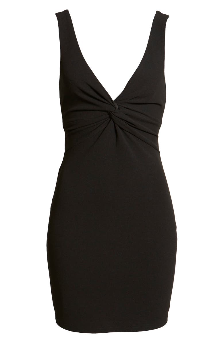 Lulus Must Be A Twist of Fate Body-Con Dress, Alternate, color,