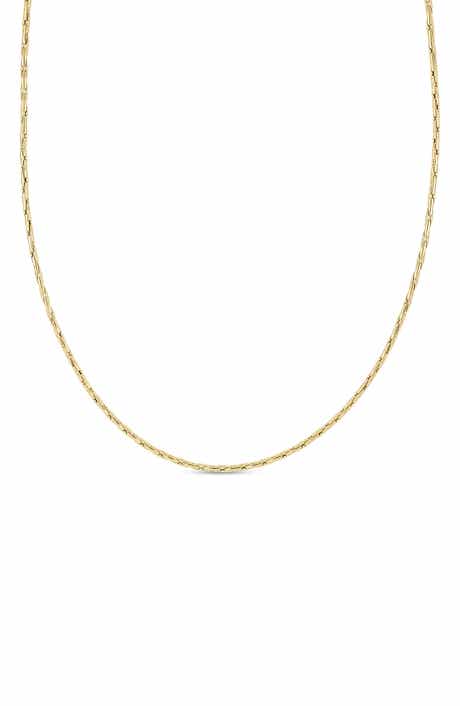 14K Yellow Gold Chain Necklace
