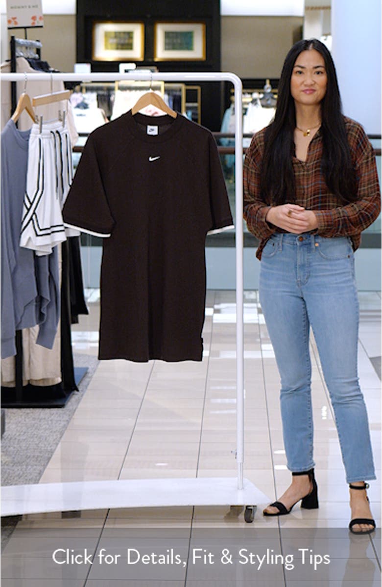 Sportswear Cotton Graphic T-Shirt Dress, sales video thumbnail