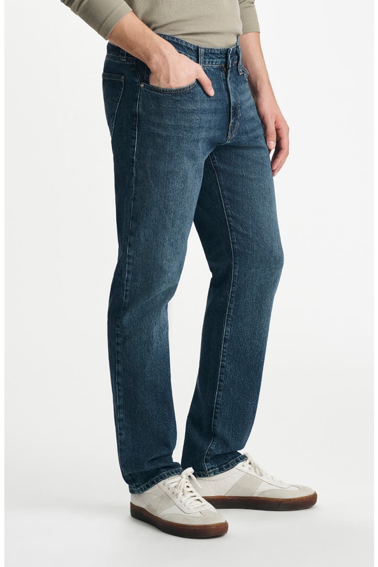 Zach Straight Leg Jeans, Alternate, color, DARK BRUSHED CLASSIC