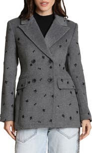 Avec Les Filles Hourglass Beaded Jacket