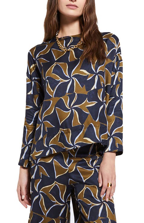 Viscose Blouse With Long Sleeves