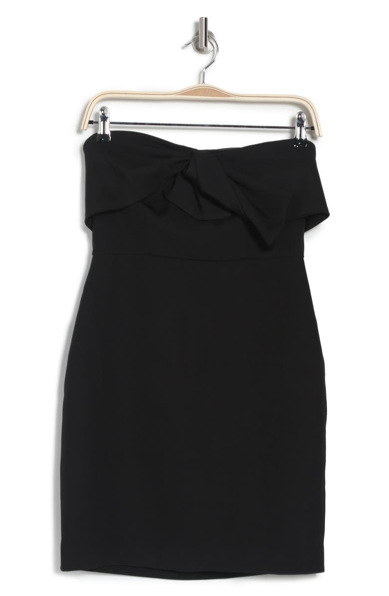 Sam Edelman Bow Strapless Sheath Cocktail Minidress, Alternate, color,