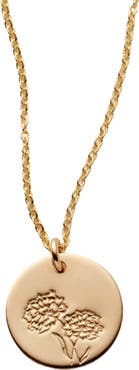 MADE BY MARY October Birth Flower Necklace