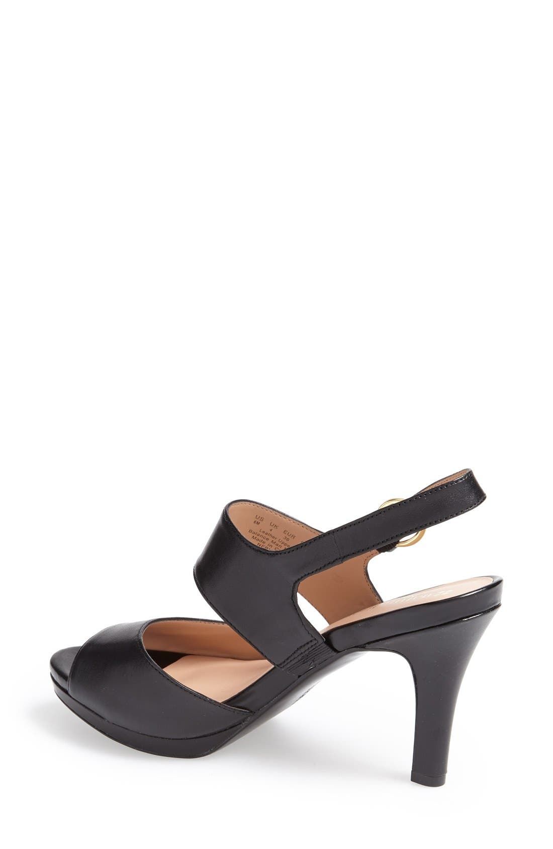 Naturalizer 'Nebula' Leather Sandal, Alternate, color, 