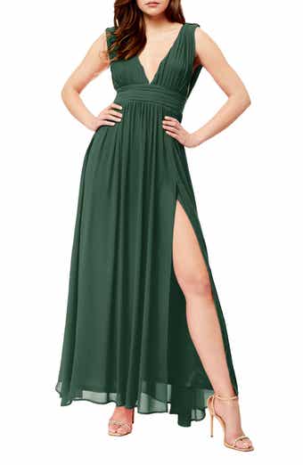 BY DESIGN Love by Design Athen Plunging V-Neck Maxi Dress