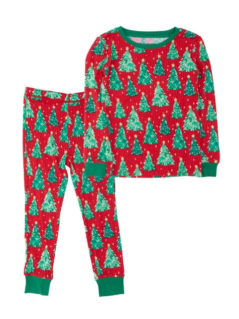SoftSnooze Holiday Long Sleeve Pajama Set