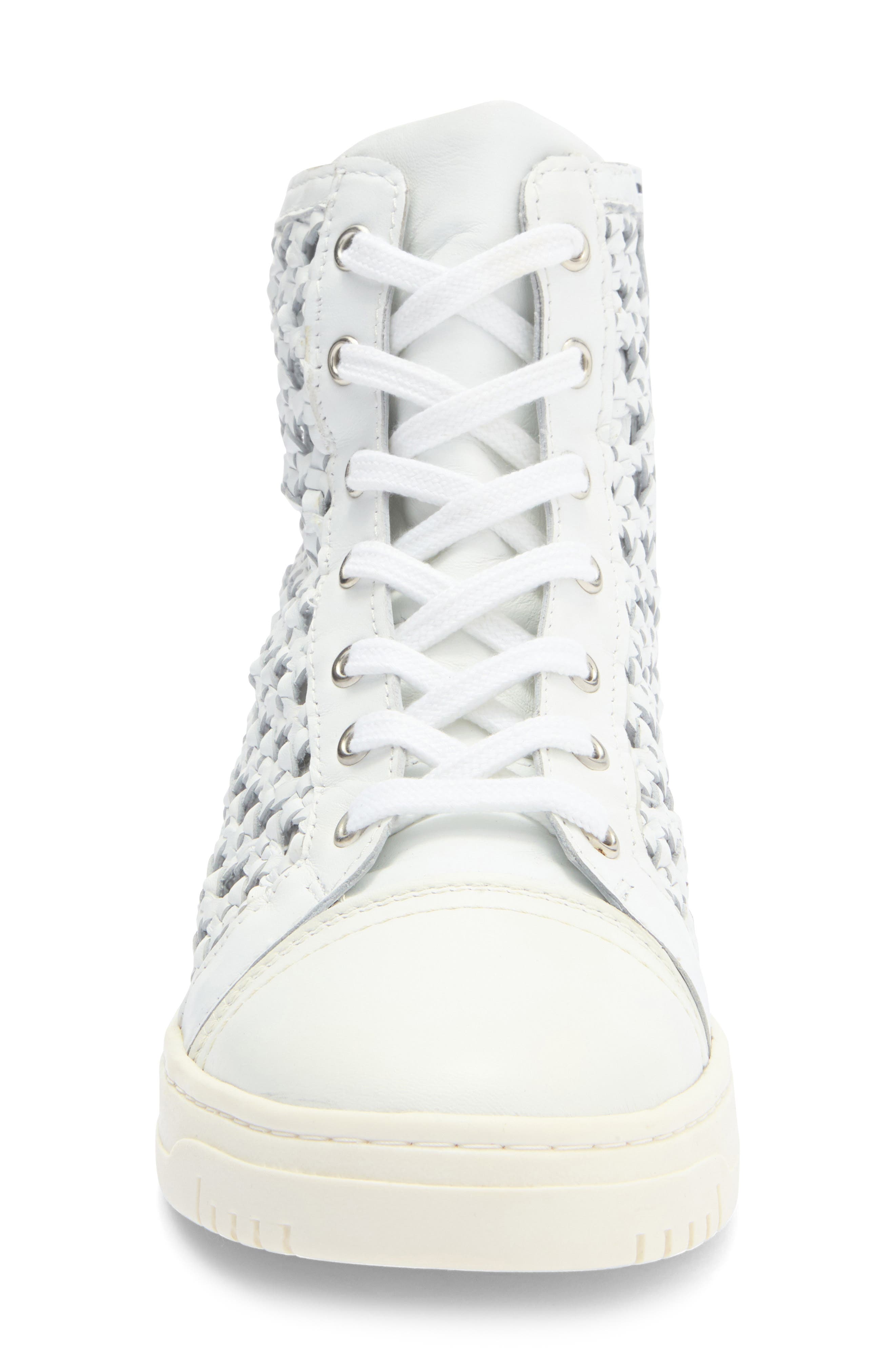 Free People Hayes High Top Sneaker, Alternate, color, Ivory