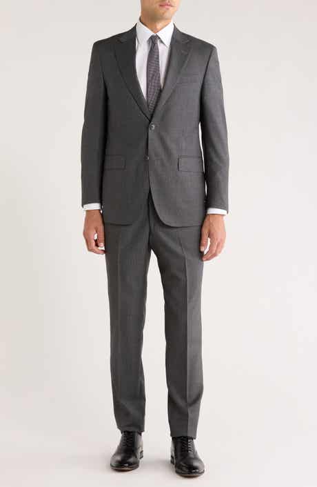 Peter Millar Dark Grey Wool Suit