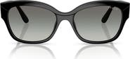 VOGUE 55mm Polarized Gradient Butterfly Sunglasses