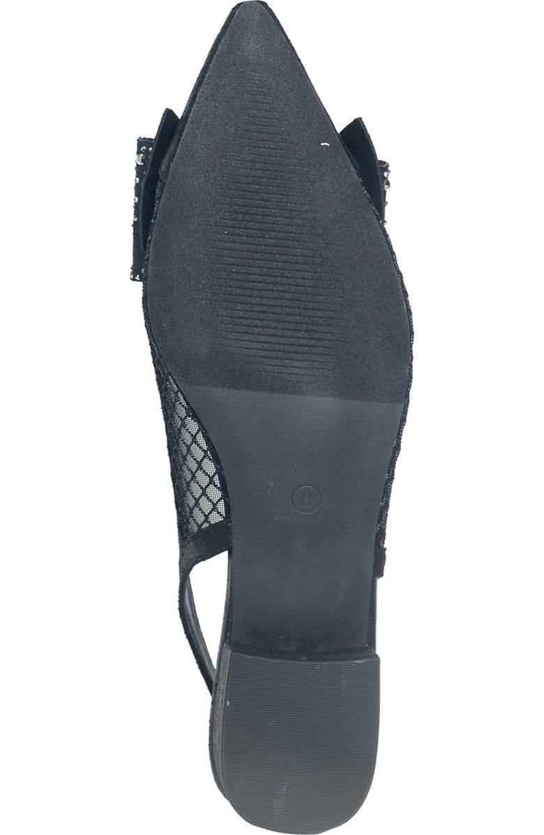 Lauren Lorraine Bow Slip-Ons, Alternate, color, Black