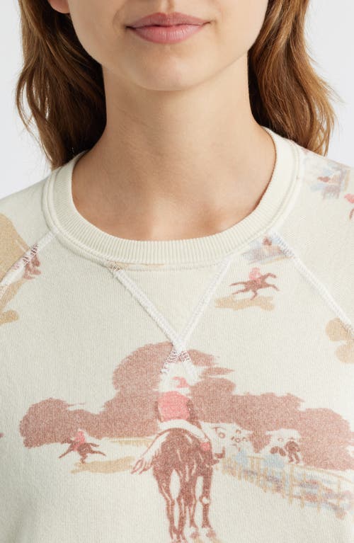 The Great . The Slouch Crewneck Sweatshirt In Neutral