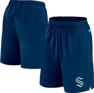 FANATICS Men's Fanatics Branded  Deep Sea Blue Seattle Kraken Authentic Pro Tech Shorts