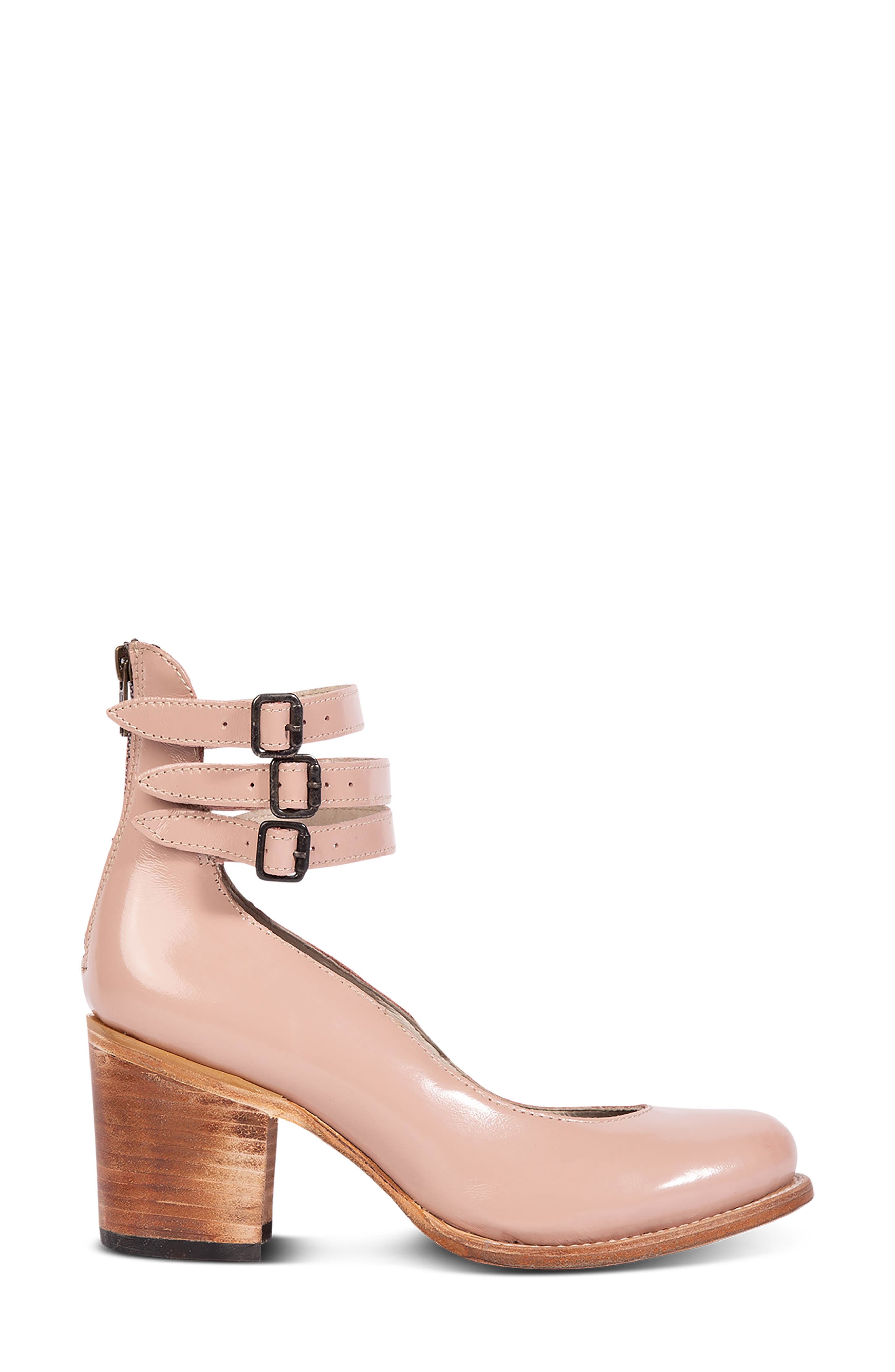 Randi Leather Pump, Alternate, color, BLUSH