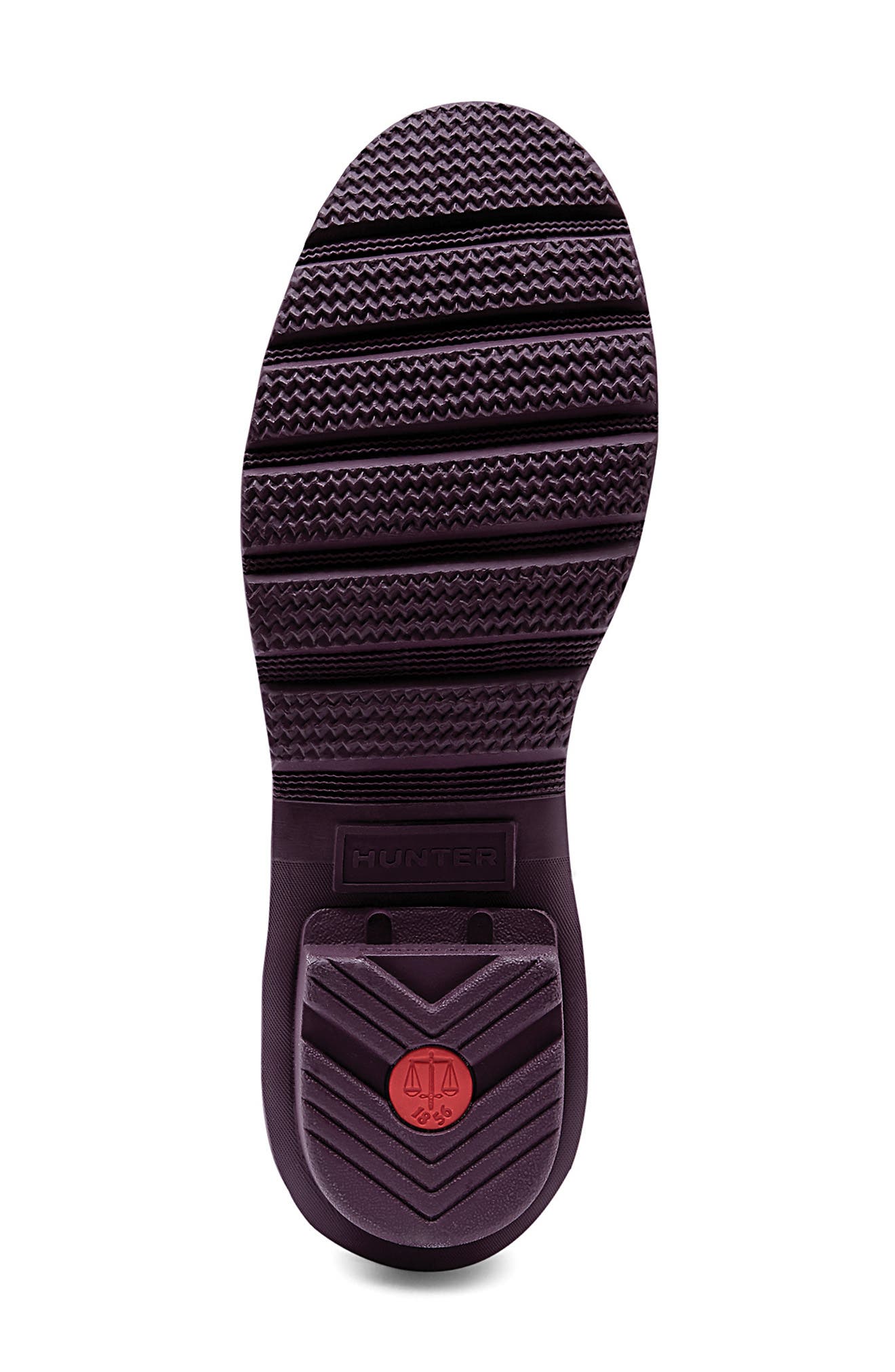 Original Short Waterproof Rain Boot, Alternate, color, BLACK GRAPE