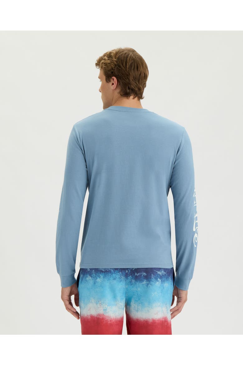 Signature Long Sleeve Tee, Alternate, color, WINDWARD BLUE