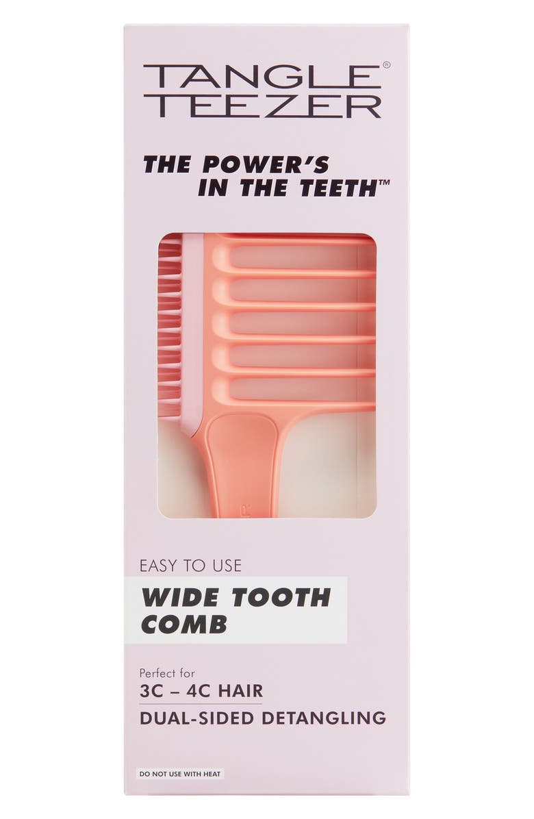 Tangle Teezer Wide Tooth Dual Sided Comb, Alternate, color, Peach