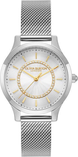 Olivia Burton Wonderlust Mesh Strap Watch 30mm Nordstrom