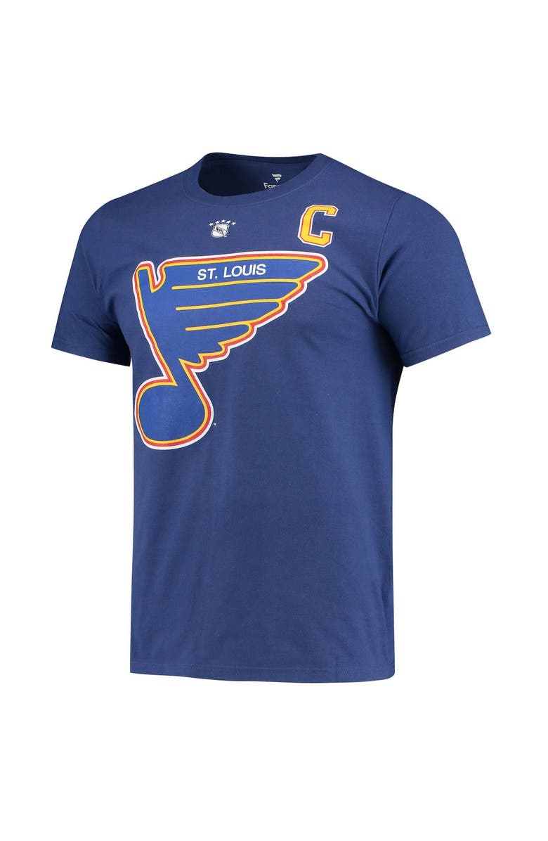 FANATICS Men's Fanatics Branded Wayne Gretzky Blue St. Louis Blues Authentic Stack Retired Player Nickname & Number T-Shirt, Alternate, color, Blue