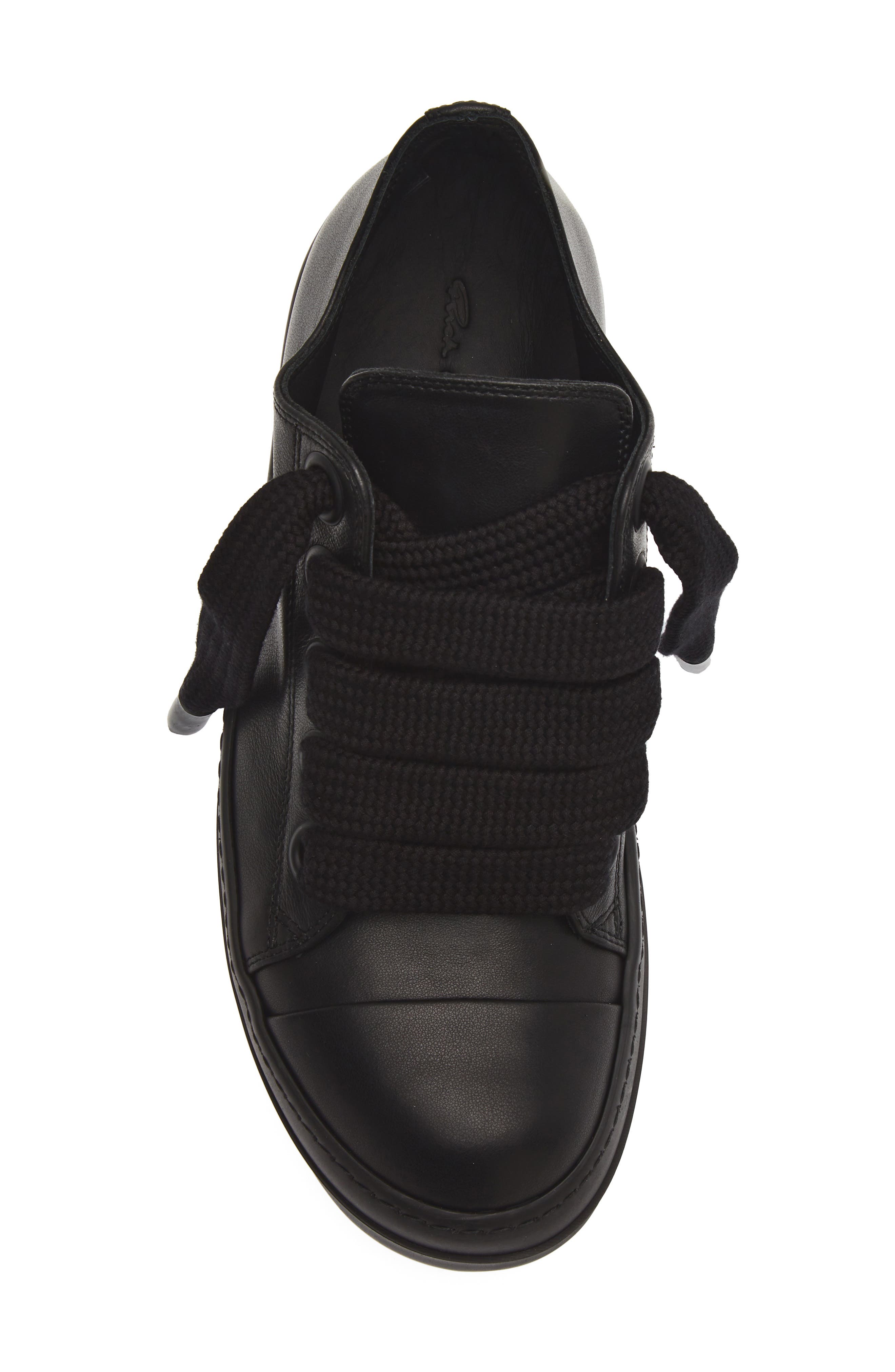 Jumbolace Low Top Sneaker, Alternate, color, ALL BLACK