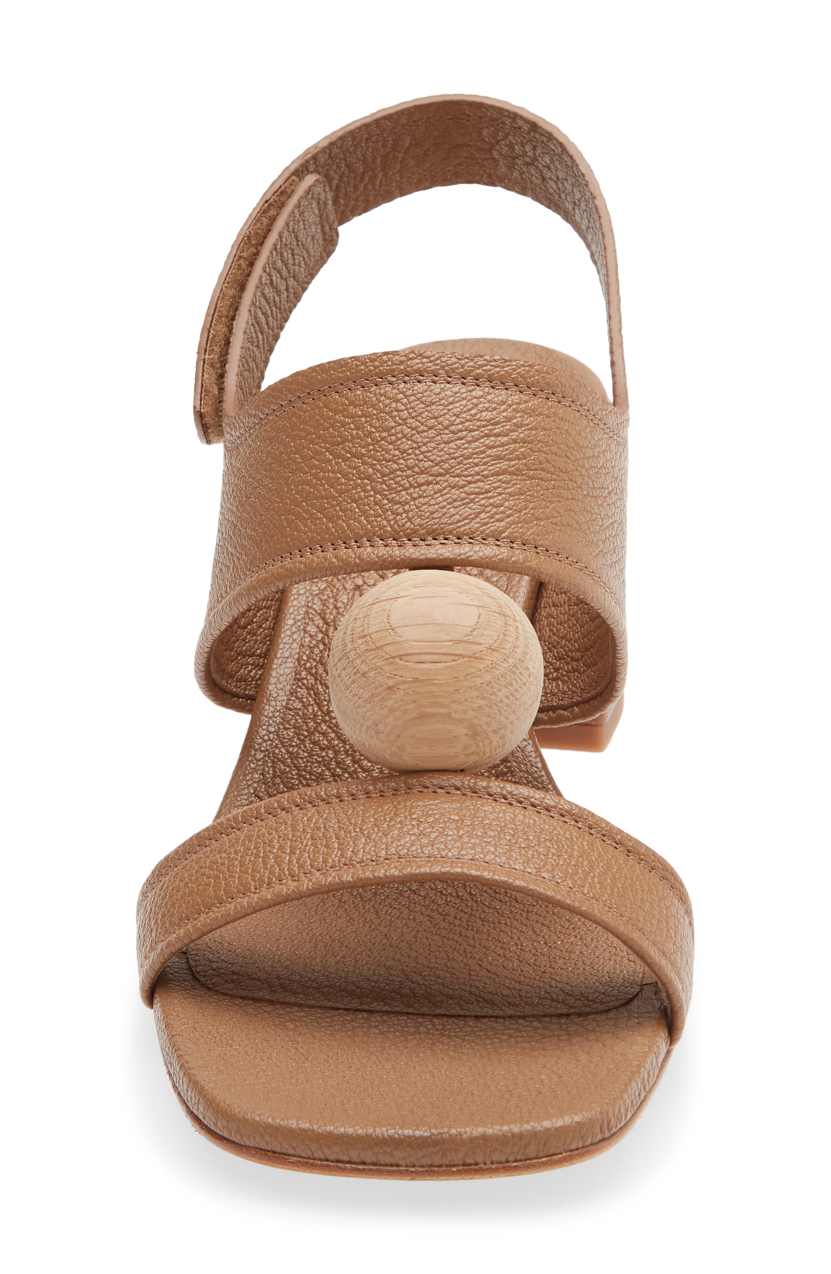 Pedro Garcia <p>Uriana Leather Block Heel Sandal (Women) </p>, Alternate, color, Beige Plush Suede/ Ash