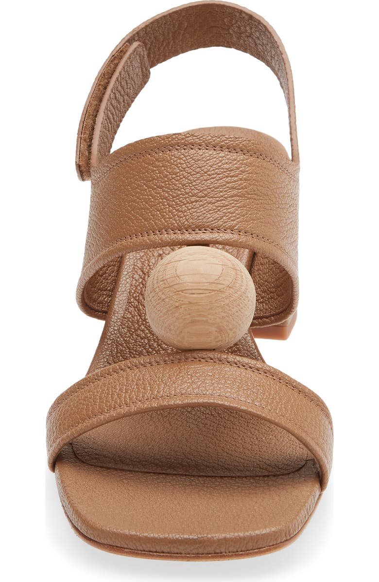 Pedro Garcia <p>Uriana Leather Block Heel Sandal (Women) </p>, Alternate, color, Beige Plush Suede/ Ash