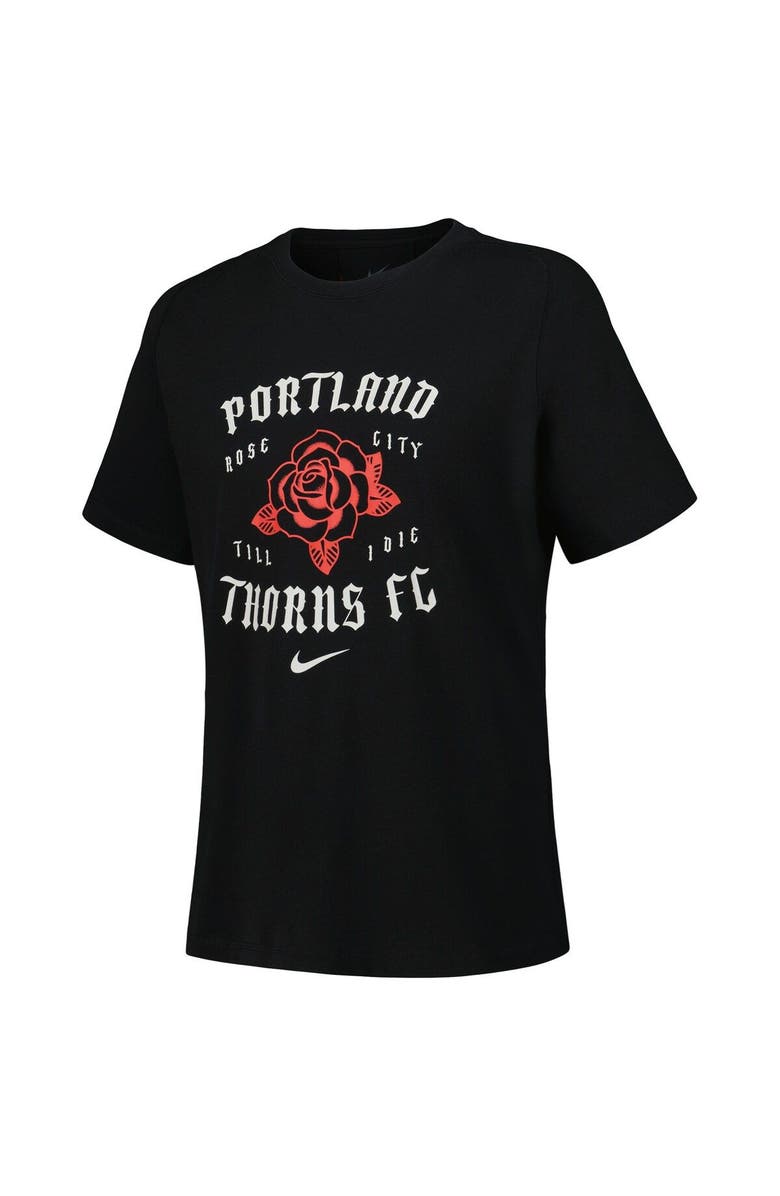 Nike Women's Nike Black Portland Thorns FC 2023 Travel T-Shirt, Alternate, color, 