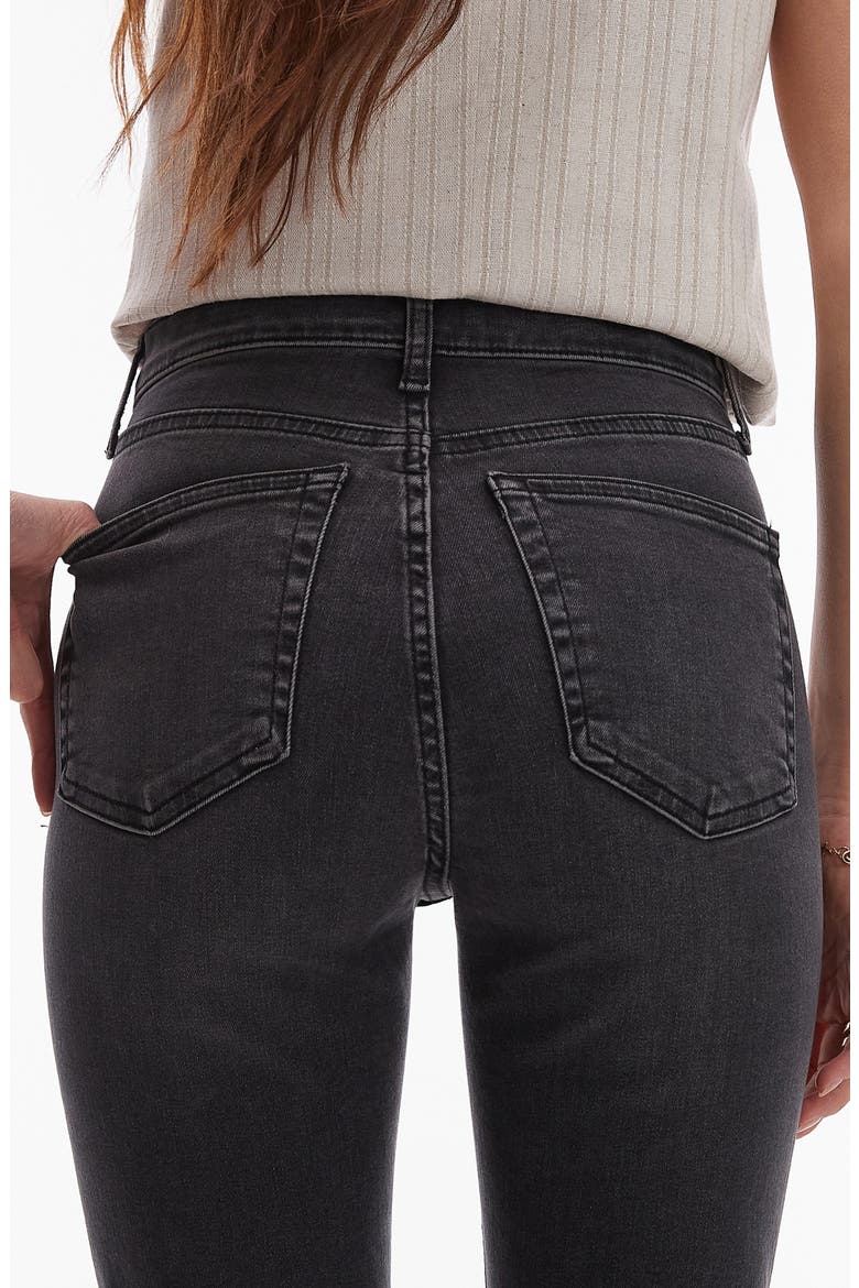 Jamie High Waist Skinny Jeans, Alternate, color, BLACK